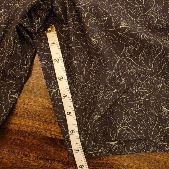 Maelreg Men's Golf Shorts Size 38 Black Green Floral ProFlex Stretch MGGS012 NWT - Picture 4 of 5